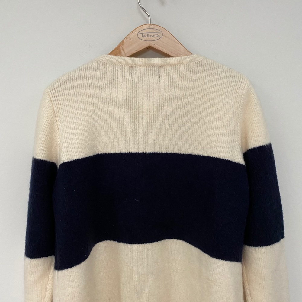 La Fee Vert Colorblock Wool Cardigan - Picture 6 of 6